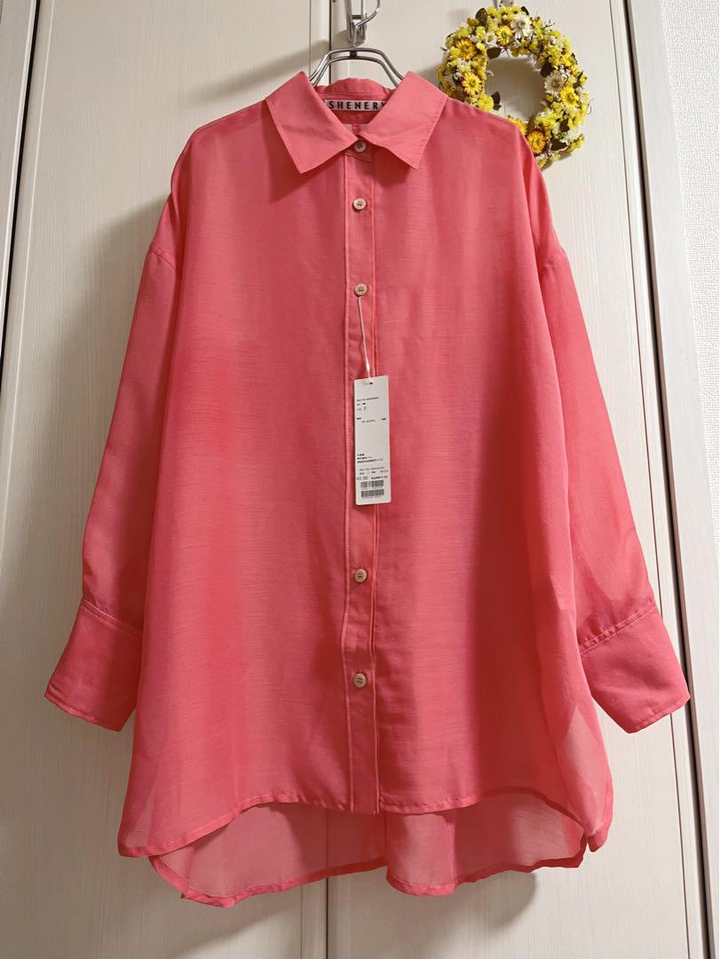aaa　定価¥16,500 SHENERYシアーボイルシャツ春夏