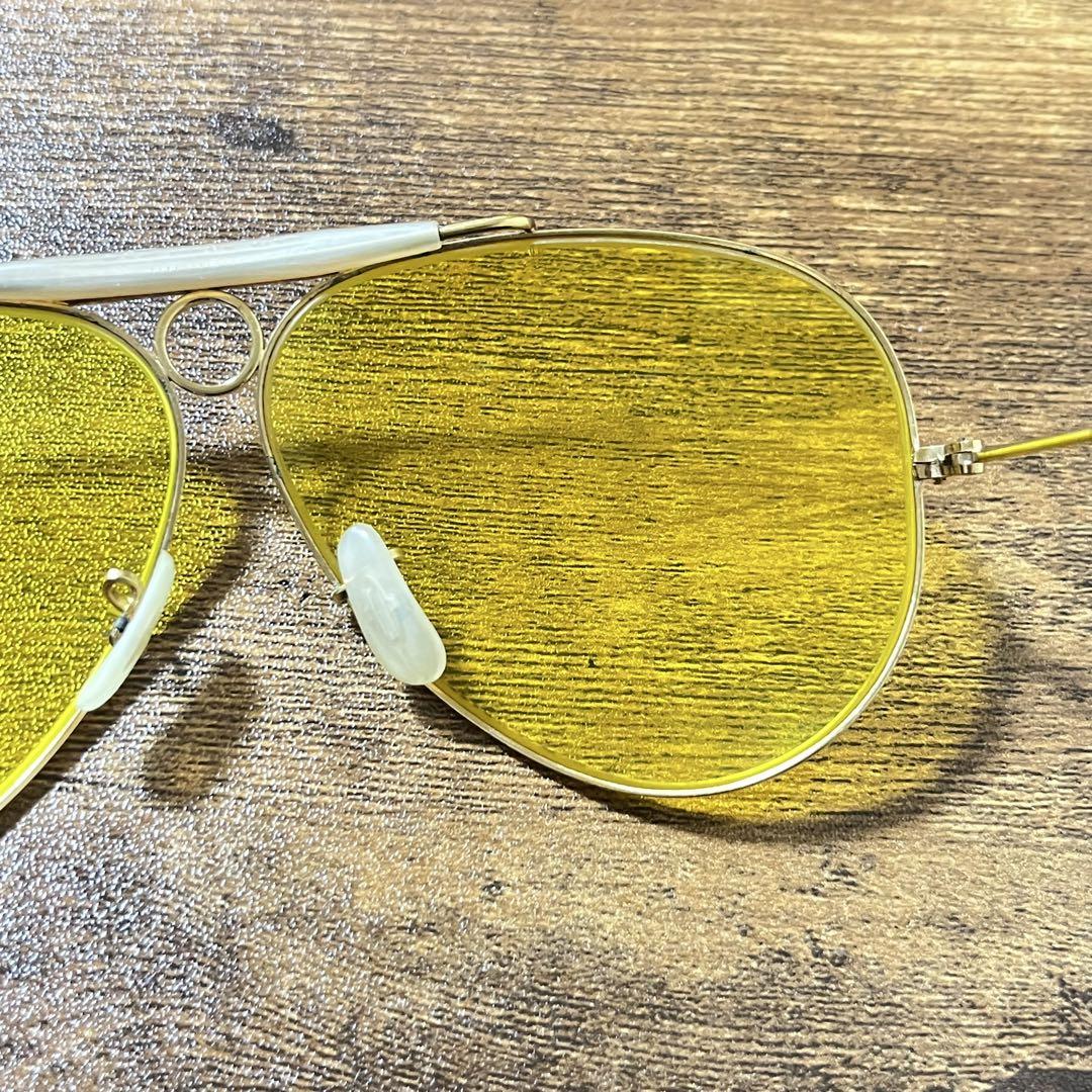 【廃盤】Ray-Ban B&L USA ヴィンテージ イエロー ×ゴールド