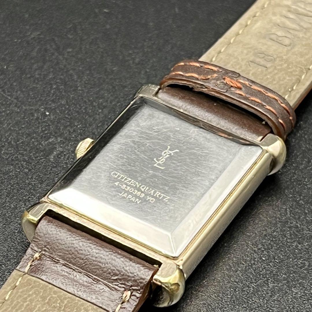 稼動 腕時計　YVES SAINT LAURENT YSL 新品電池　B08
