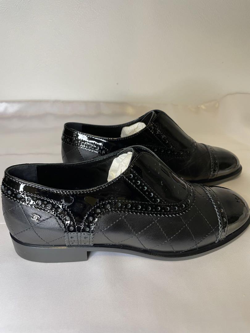 【美品】CHANEL シャネル　マトラッセ　ローファー　35 ブラック