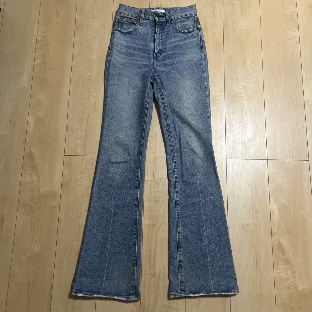 超希少 大人気 MOUSSY MVS FLARE(L) デニム　25