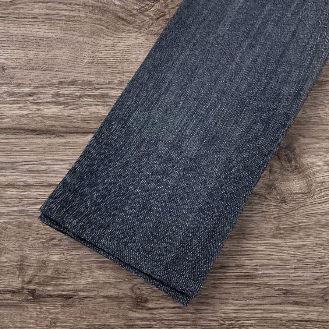 【希少サイズ】KYOTO DENIM 雷光 京小紋 ストレッチデニム 32