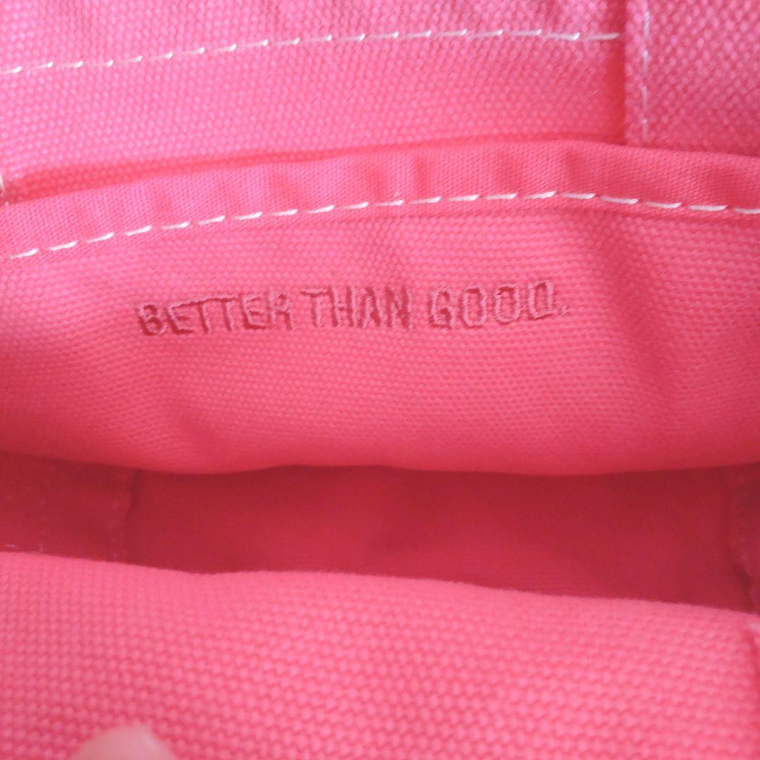 BETTER THAN GOOD CANVAS トートバッグ ショルダーバッグ