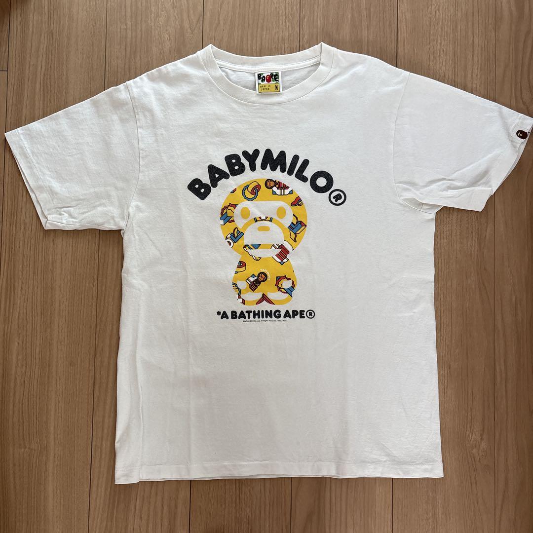 A BATHING APE BABYMILO Tシャツ M ホワイト