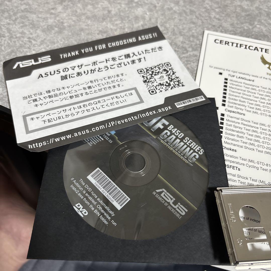 ASUS TUF B450-PRO GAMING マザーボード