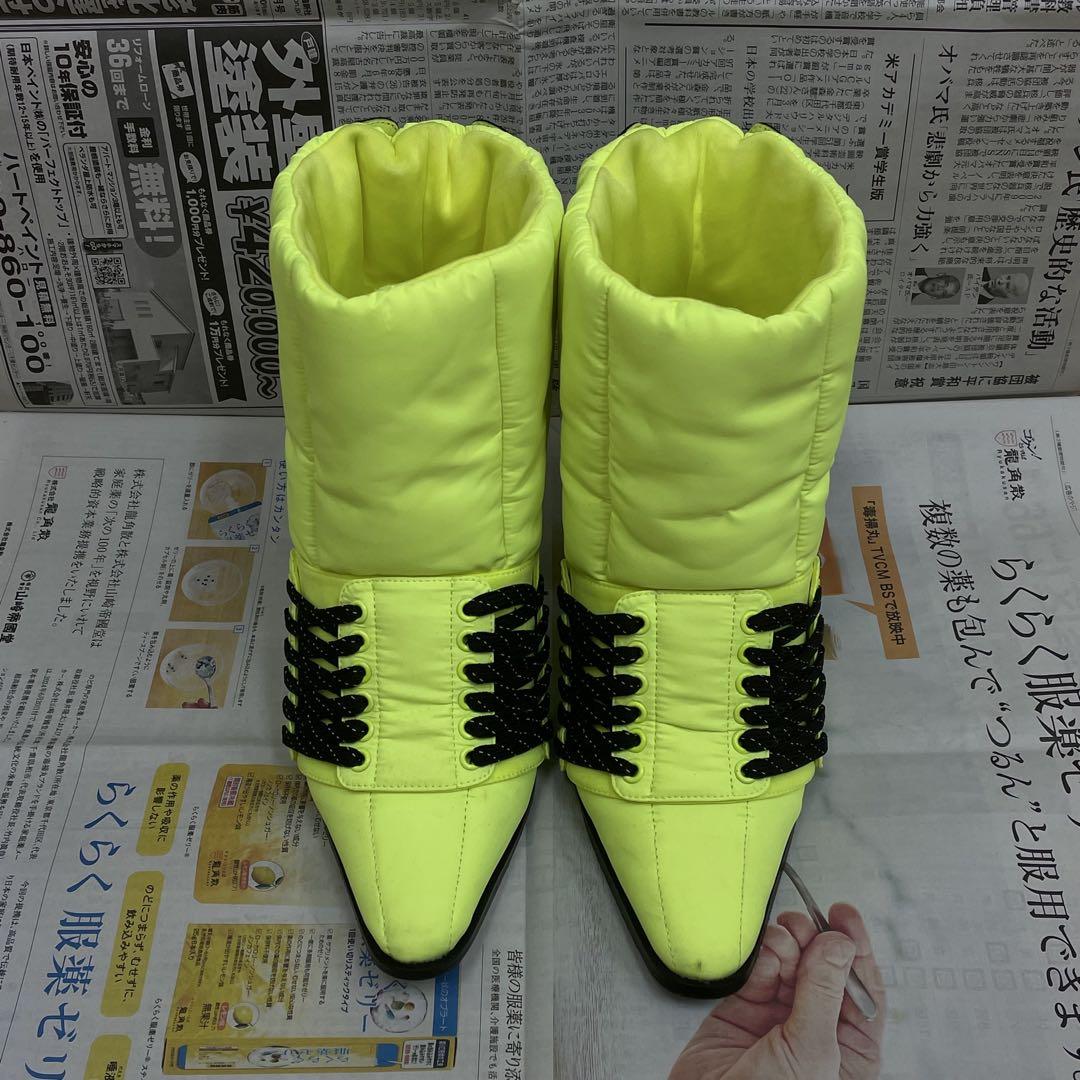 【YELOW】 key lime short boots