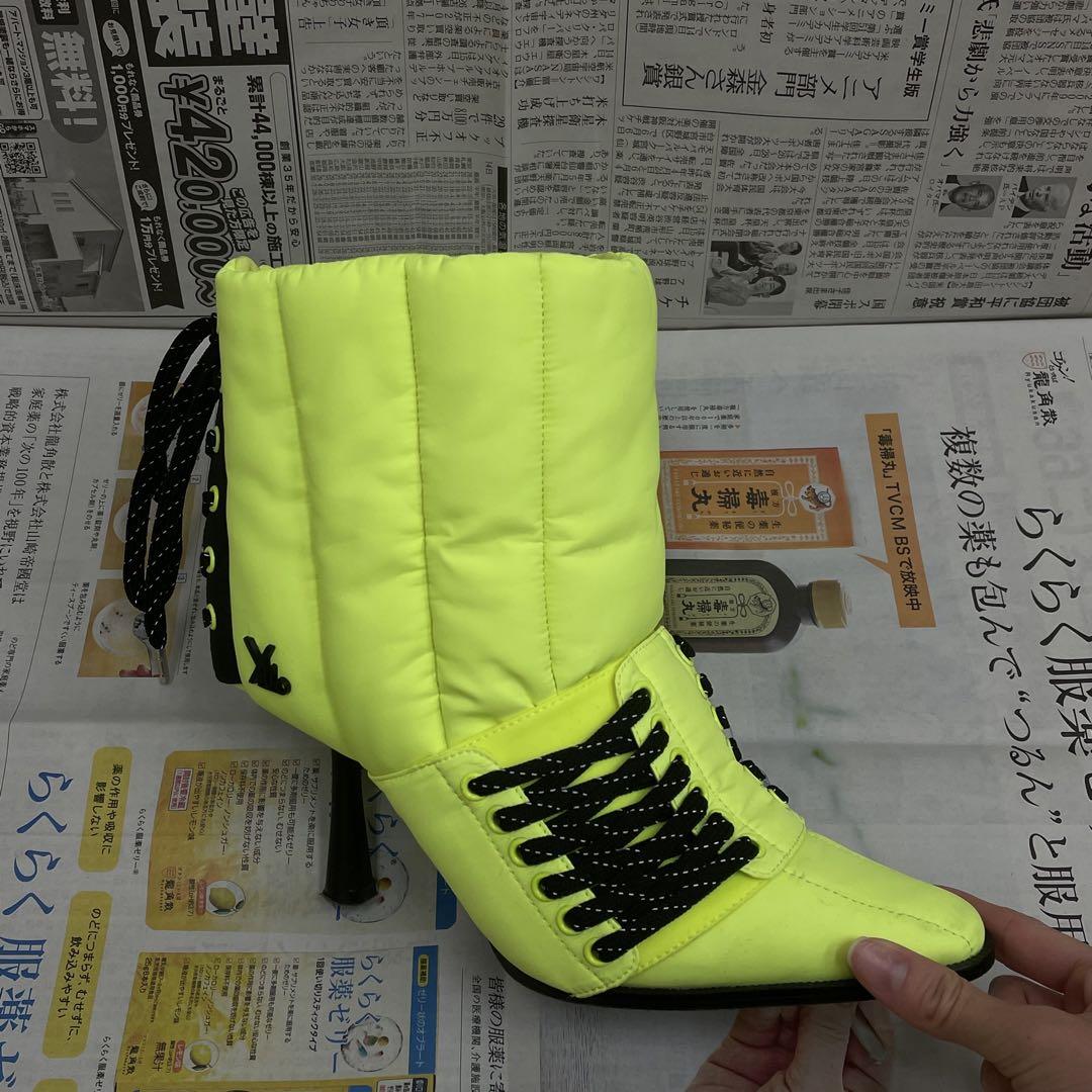 【YELOW】 key lime short boots