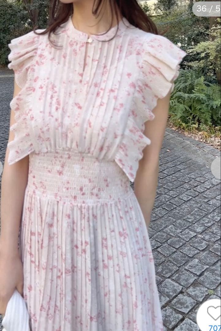 【新品未使用】 SNIDEL Sustainable フリルワンピース サイズ0