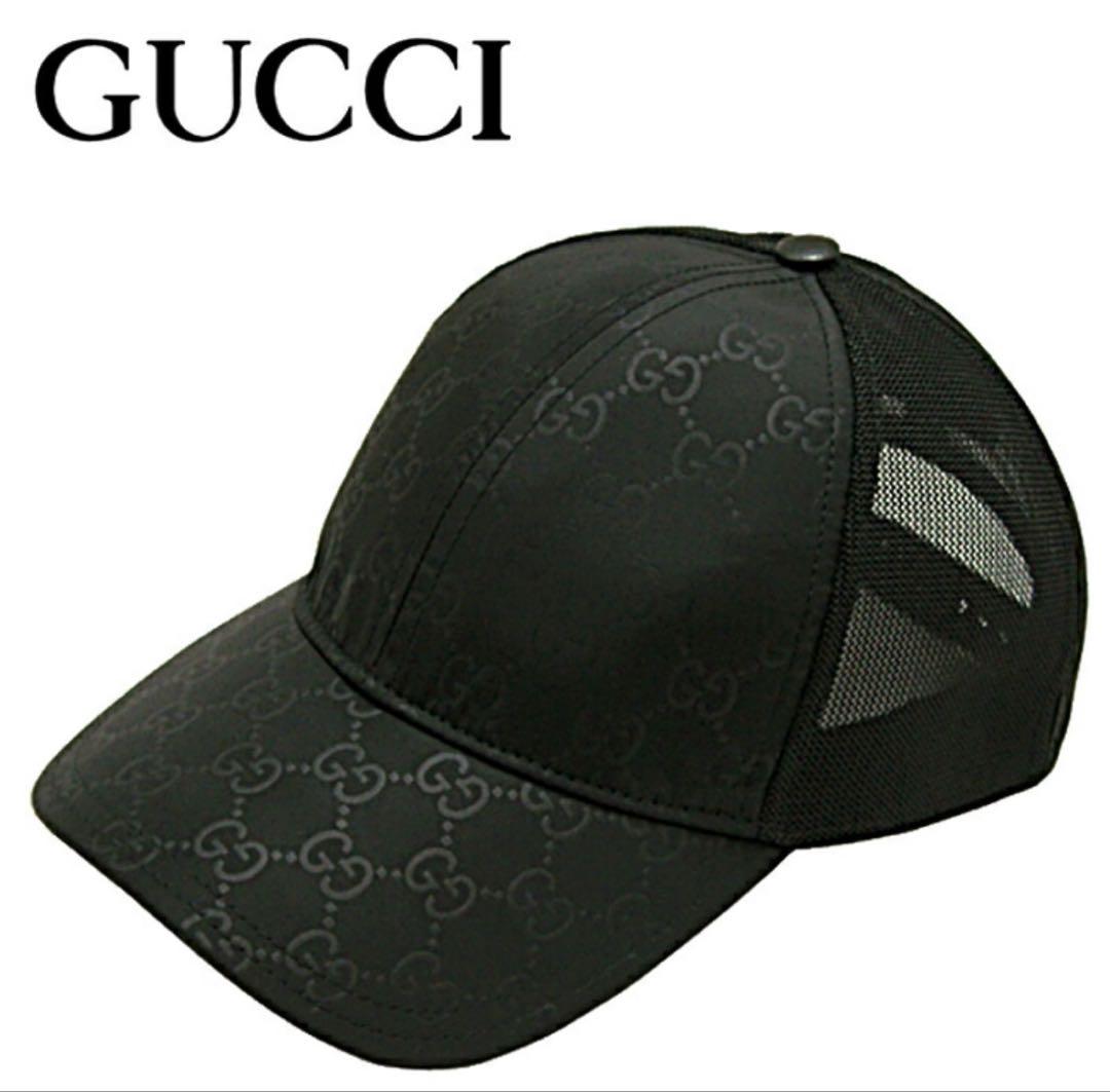 【新発売】今週の市販 メッシュ GUCCI キャップ メルカリ - xL サイズ GG 帽子
