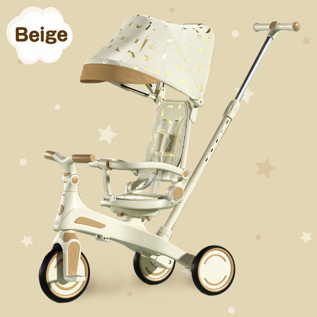 新品＊三輪車 手押し棒付き折りたたみ 7in1子供用 キッズバイク