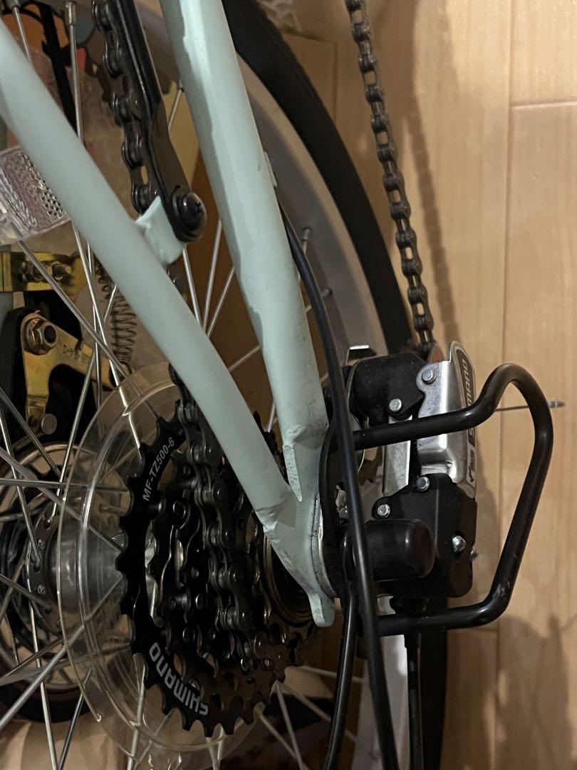 20型ランドスケープC ヘイズミント外装6段変速 折りたたみ自転車　完成品
