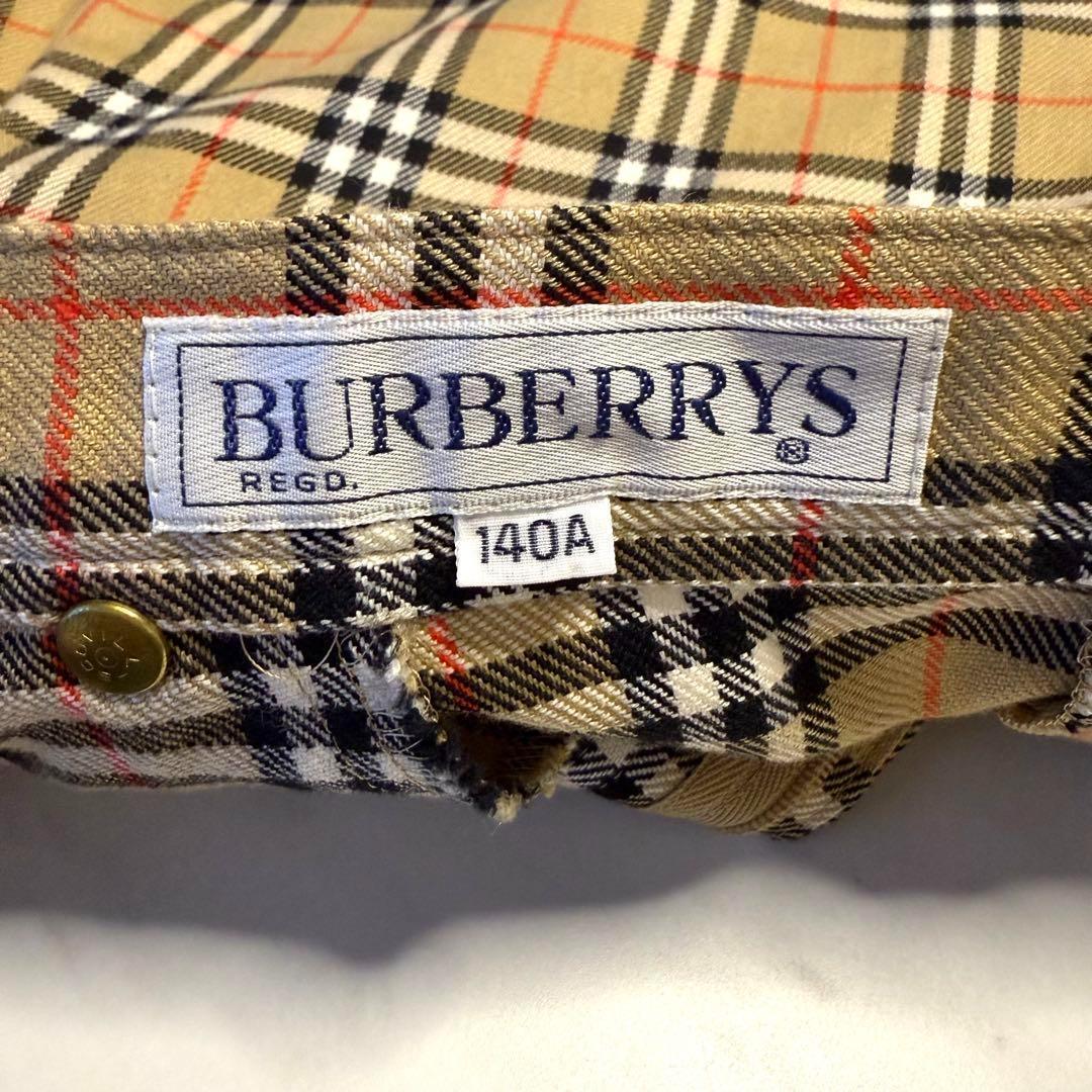 新品　未使用　タグ付き　バーバリー　140 BURBERRY ノバチェック 140 スカート バーバリーヴィンテージ