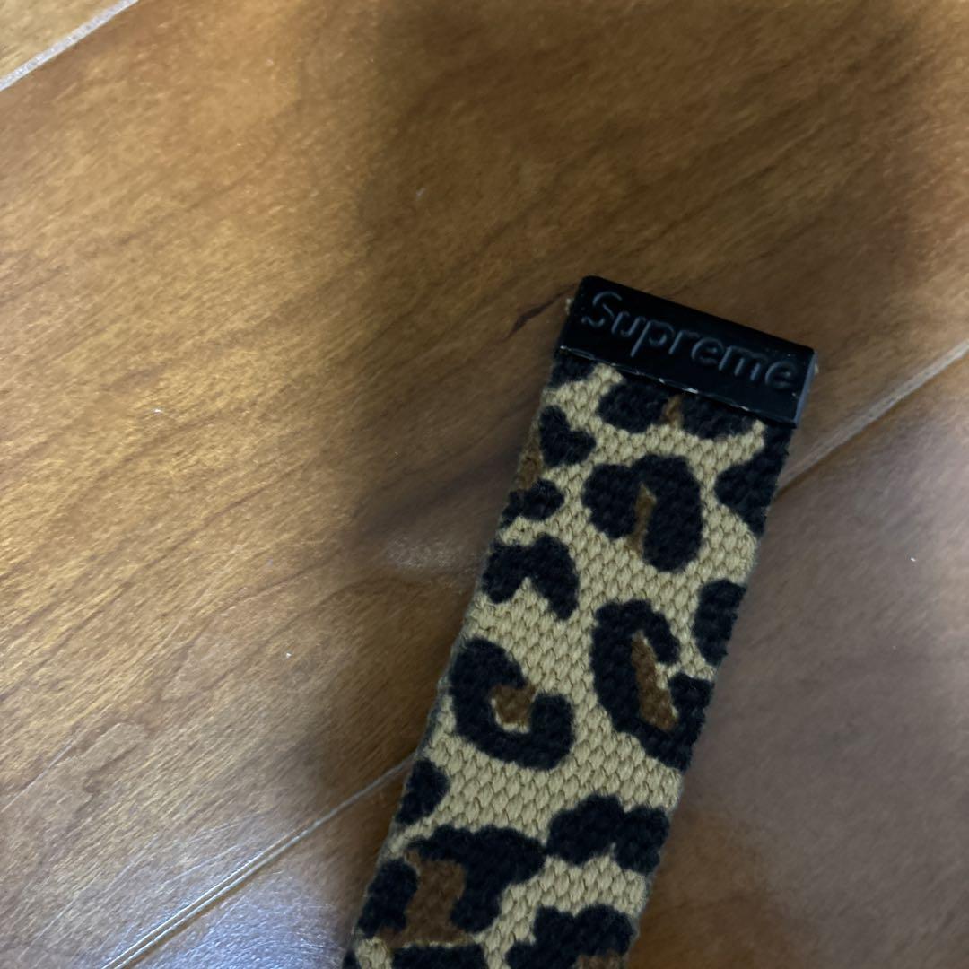 送料無料 レオパードSupreme x Toy Machine Webbing Belt