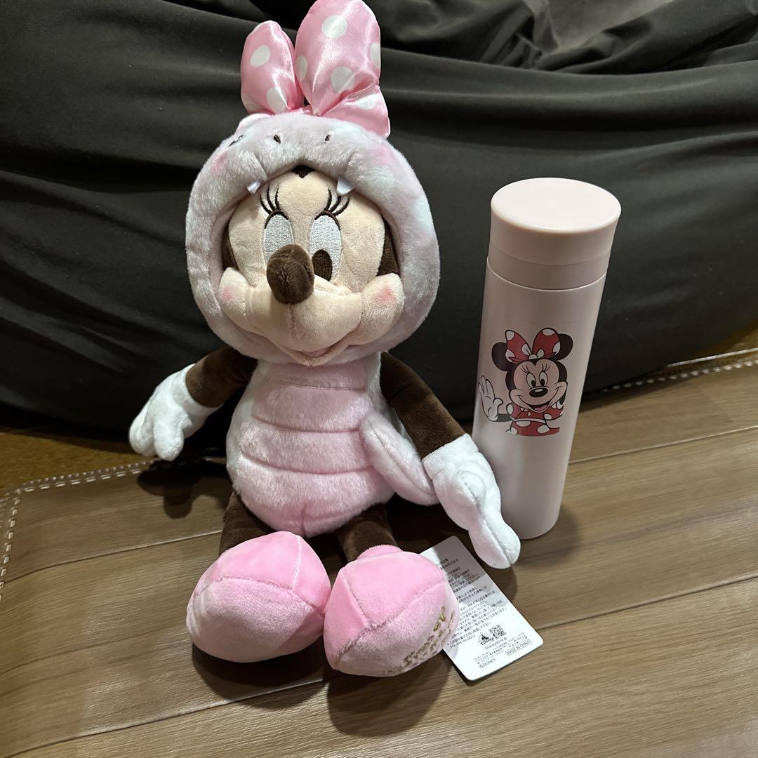 【10％OFF】 ミニー ディズニーストア ぬいぐるみ 2点 ステンレスボトル ぬいぐるみ