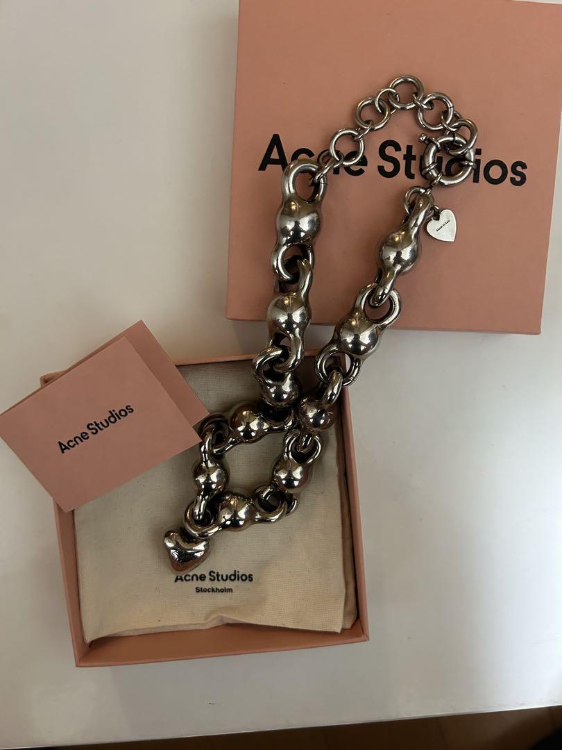 acne studios ハートチャームネックレス - メルカリ