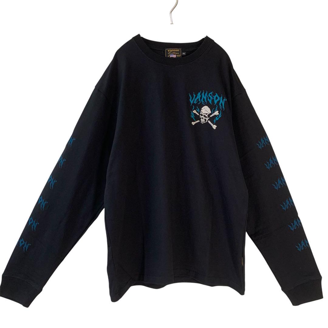 VANSON 　天竺ロンTEE　長袖シャツ　バンソン　NVLT-2410　XXL