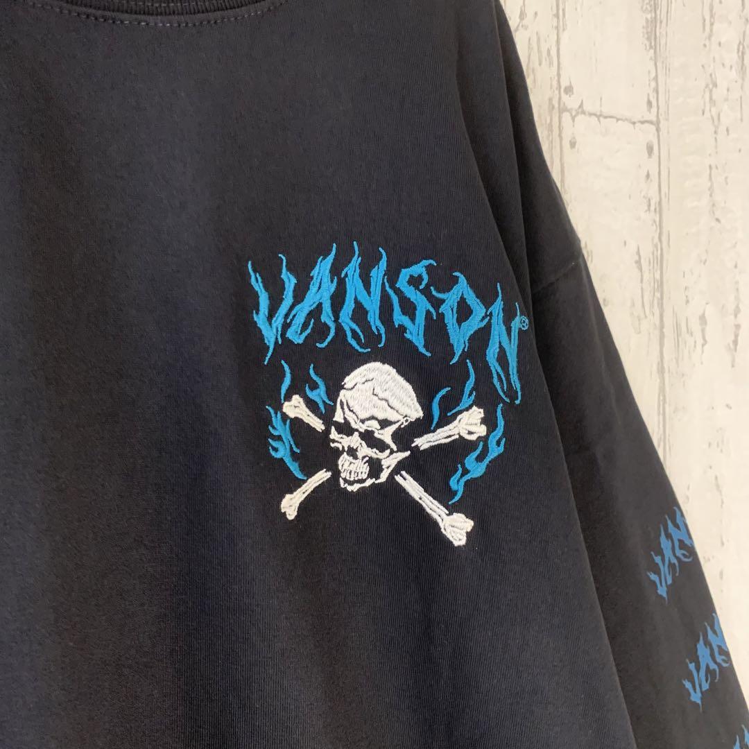 VANSON 　天竺ロンTEE　長袖シャツ　バンソン　NVLT-2410　XXL