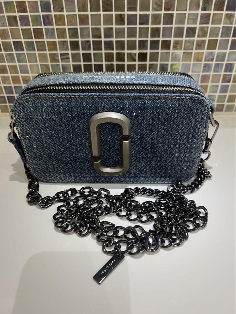 MARC JACOBS デニムショルダーバッグ カバン クリスタル