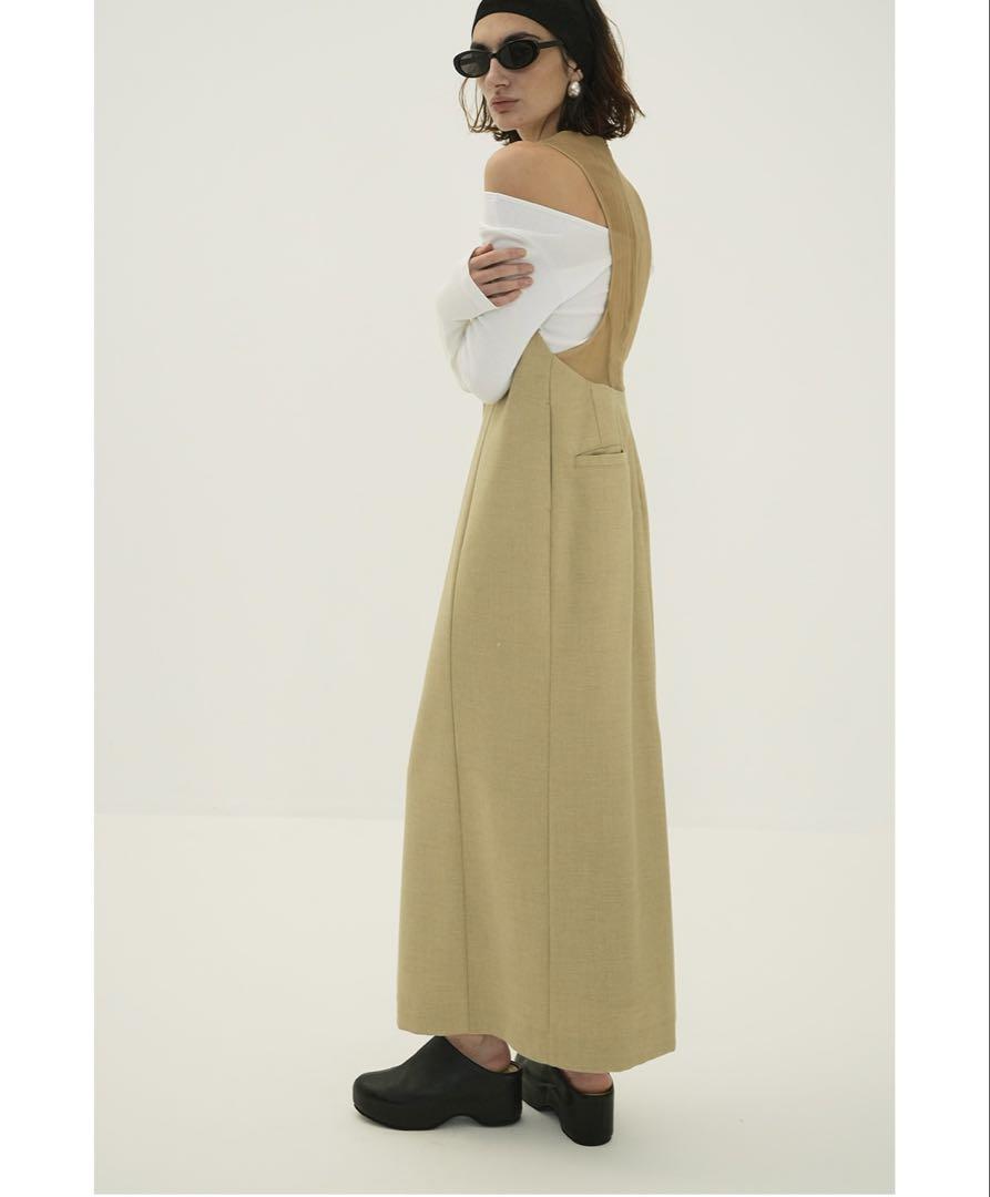 ワンピース CLANE BACK SHEER MAXI ONEPIECE