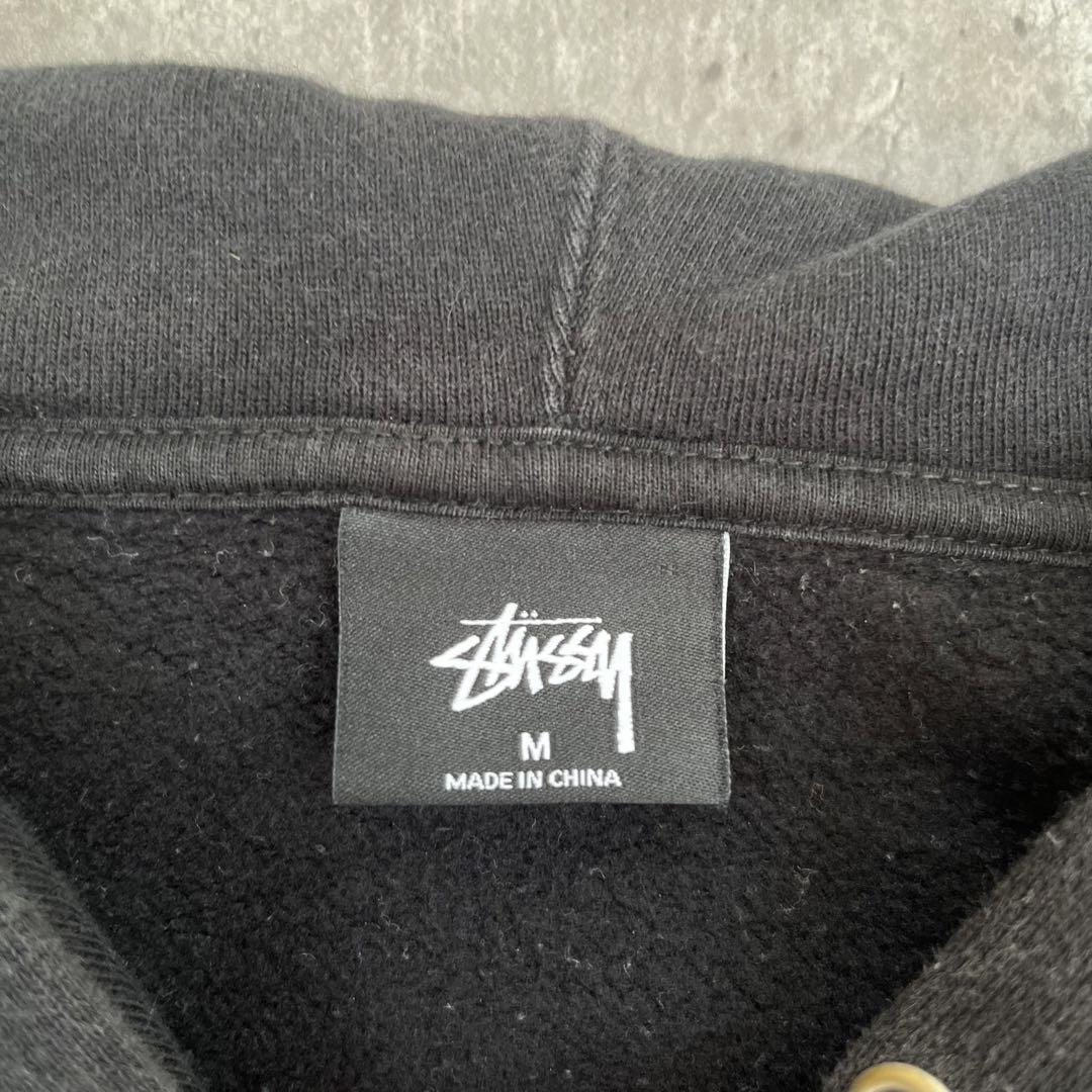 【人気カラー】stussy ロゴ プル パーカー 古着 メンズ
