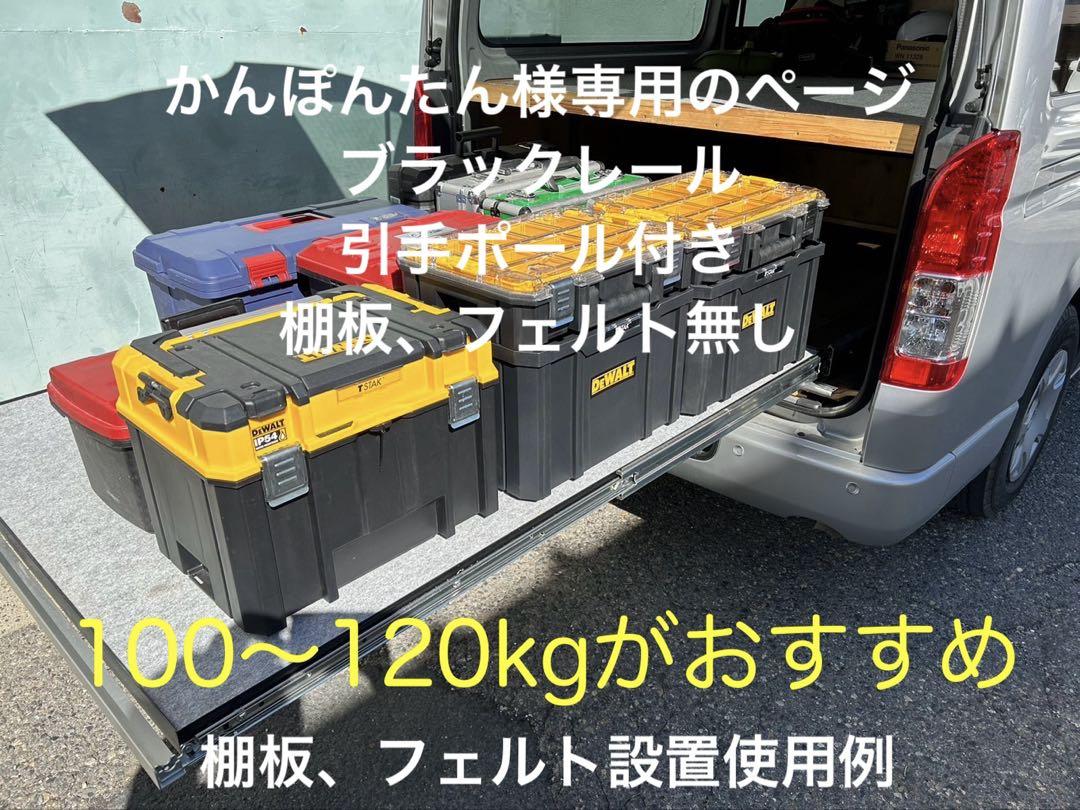 プクフグのページです。 1,820ブラックレール支給品、棚板、ポール取手付