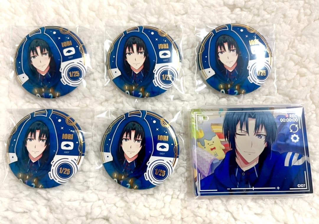 アイナナ 一織 ラビチューブ RabbiTube 缶バッジ アクリルブロック