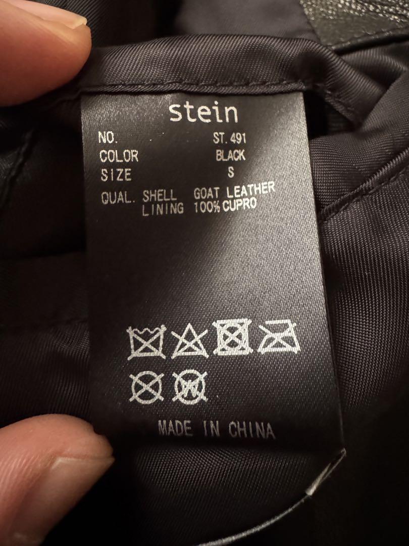 steinシュタイン　LEATHER CAR JACKET/Black