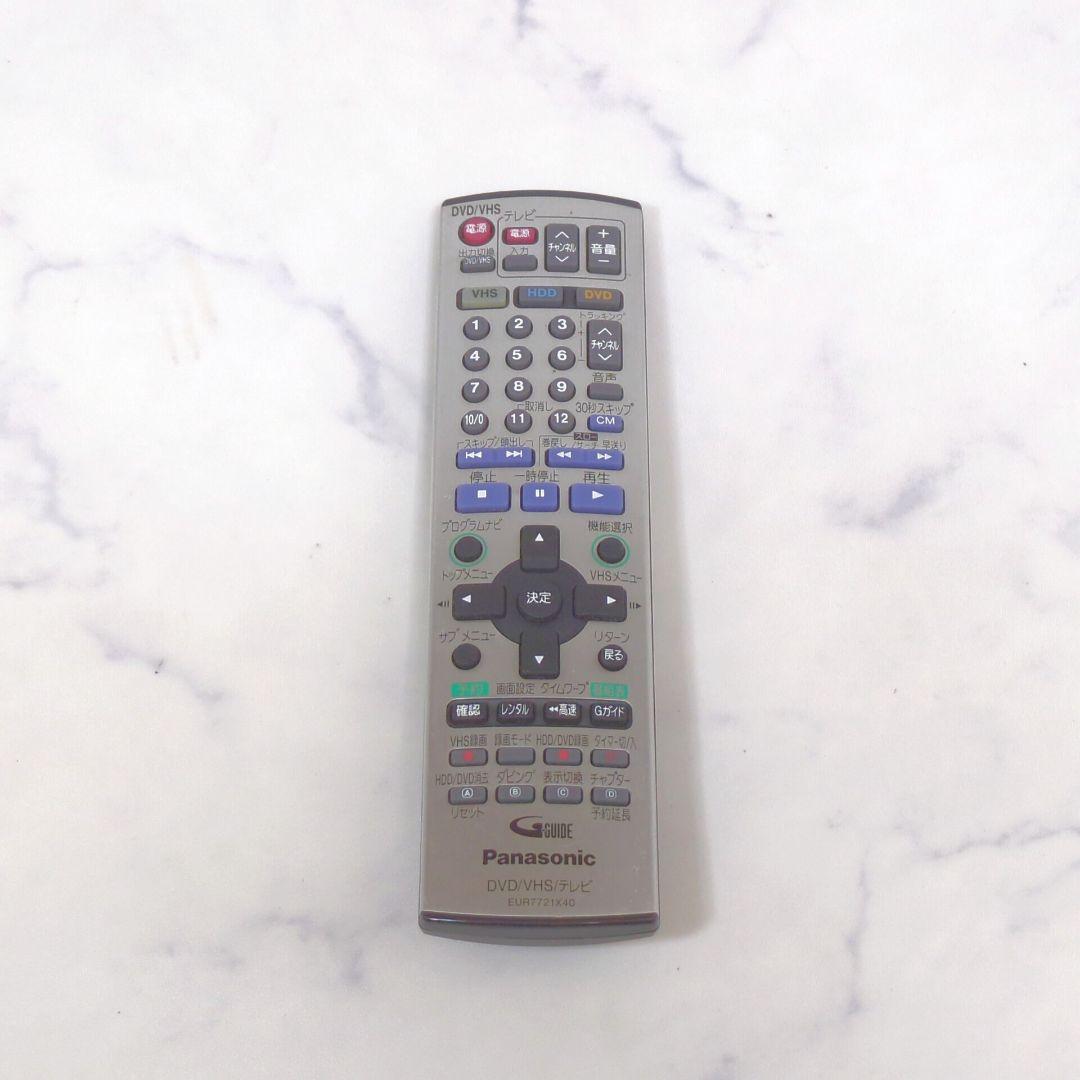 Panasonic DMR-E150V  VHSダビング  純正リモコン VHS/DVD/HDDダビング可能】Panasonic DMR-E150V - メルカリ