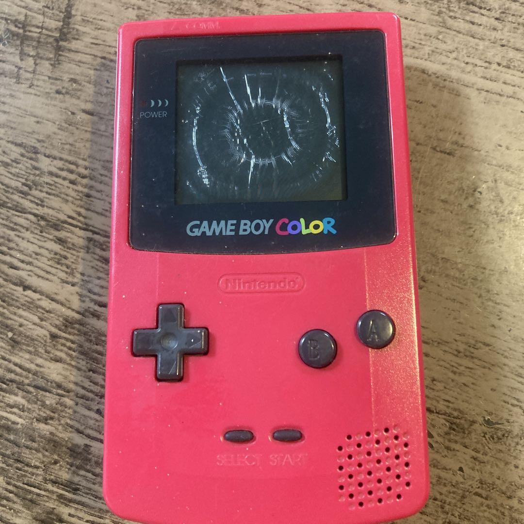 ゲームボーイカラー　レッド　ジャンク品