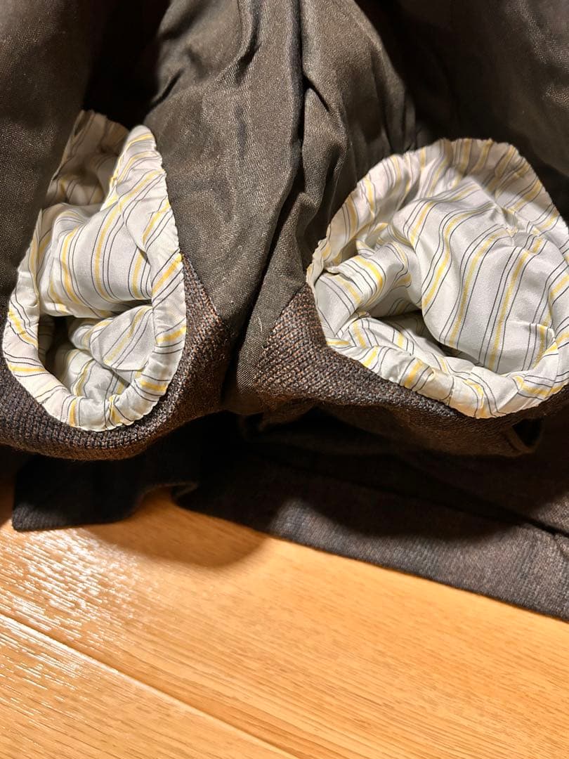 未使用に近い エディフィス イギリス製バウワーローバック カシミヤ ジャケット 未使用に近い エディフィス イギリス製バウワーローバック カシミヤ ジャケット