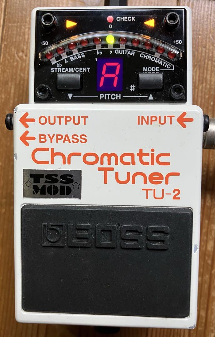 ● BOSS TU-2 チューナー 改造品 良い音です