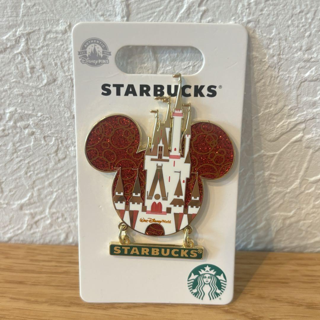 Amazon | WDW ワールド 50周年 スタバ ピンバッジ 限定