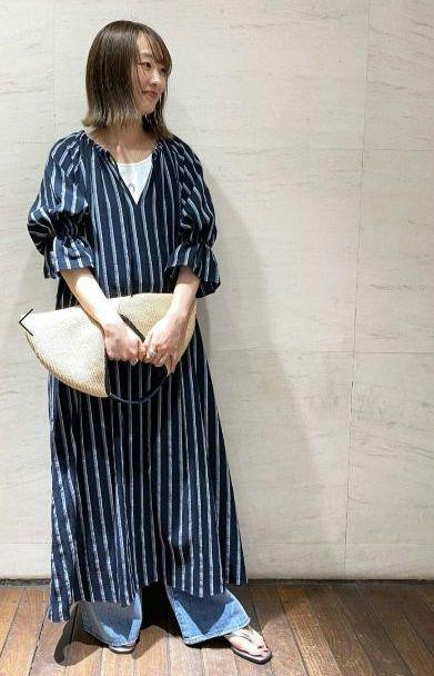 ♡美品♡ジャーナルスタンダード ソフトストライプワンピース 2024年