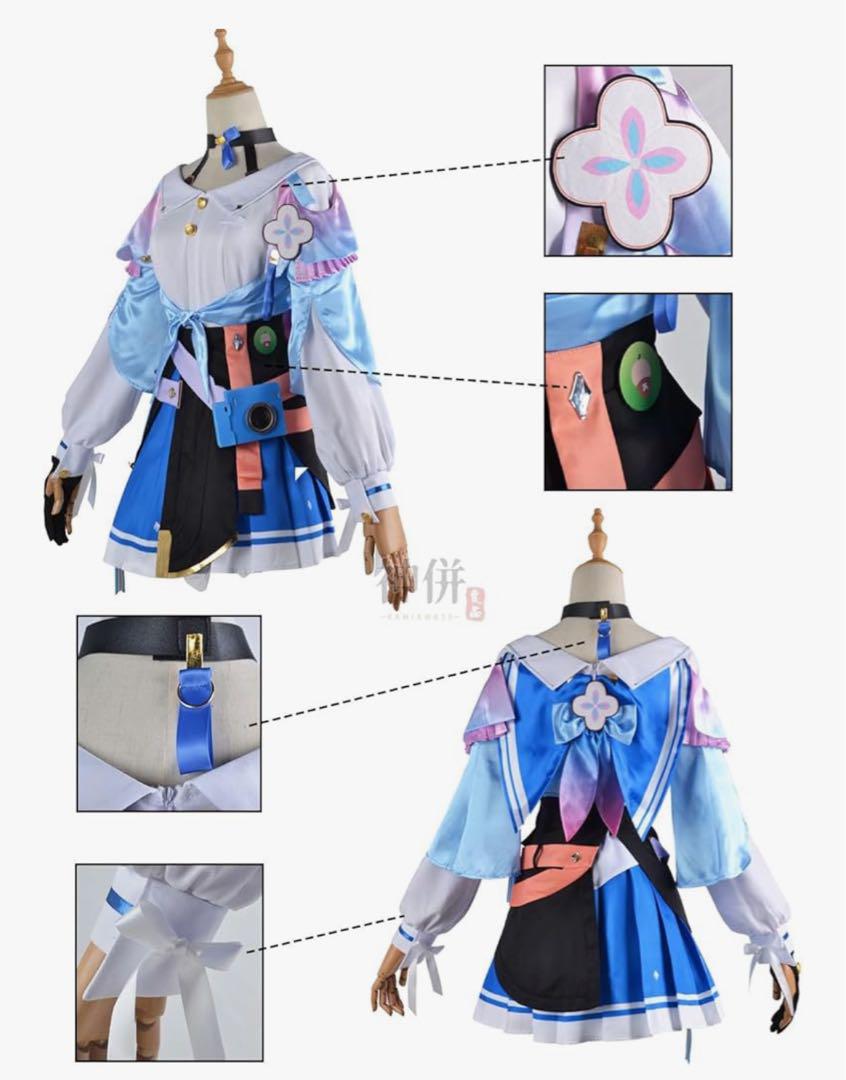 スターレイル 三月なのか ウィッグ付き コスプレ フルセット
