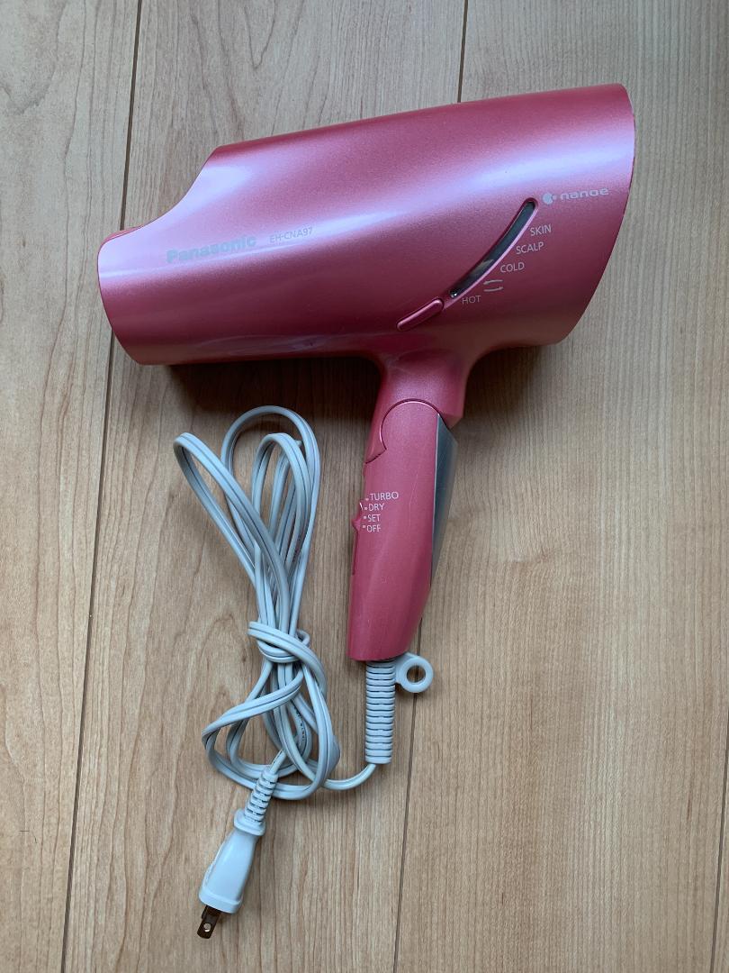 Panasonic EH-CNA97 ヘアードライヤー 折り畳み イオン ピンク