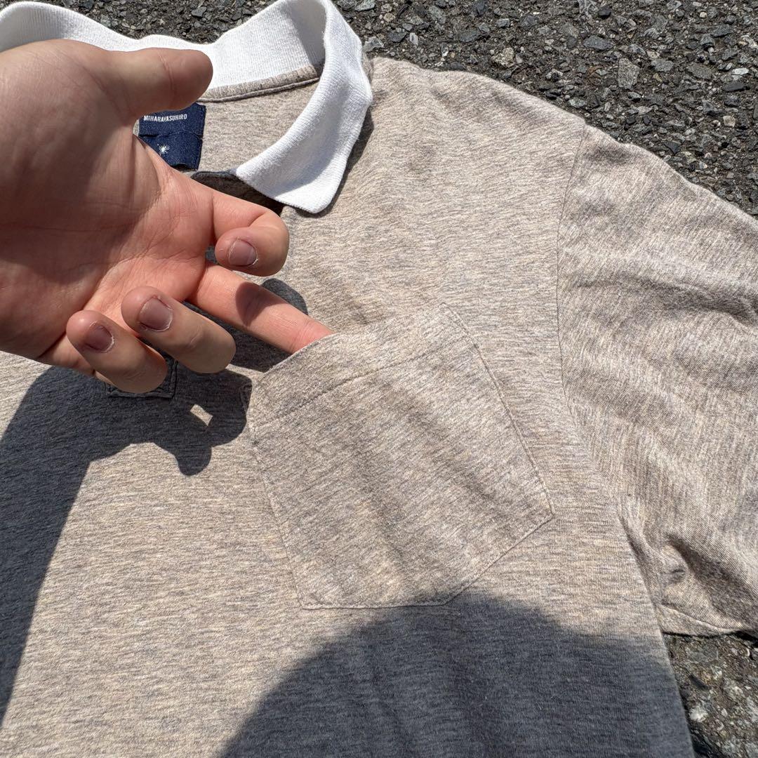 トップス 00s MIHARA YASUHIRO DESTROYED SHIRT Y2K