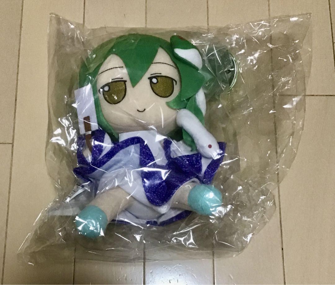 東方　東風谷早苗　ぬいぐるみ　gift ふもふもさなえ　缶バッジ付き