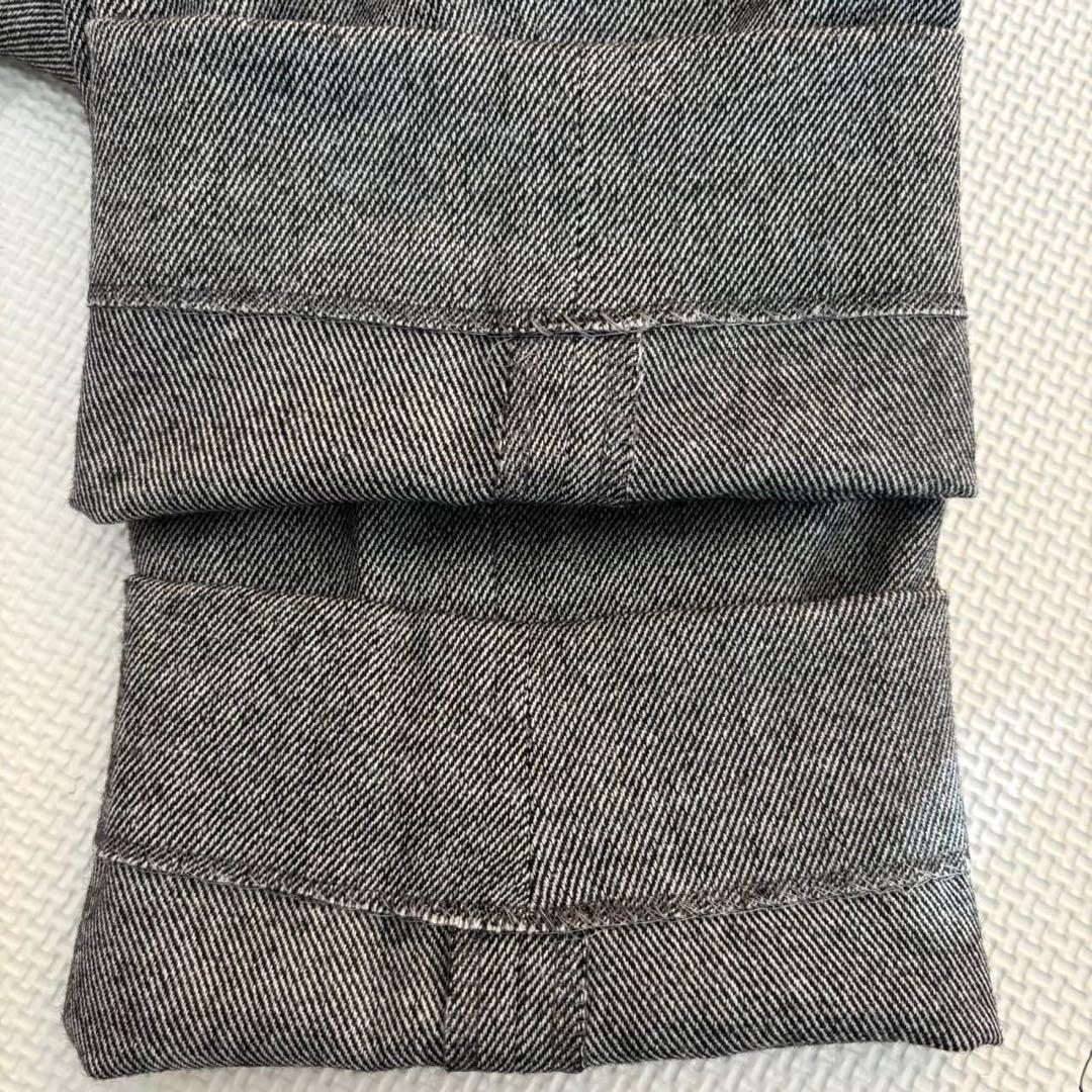 ENFORD ウールタックパンツ40 グレー テーパード 日本製