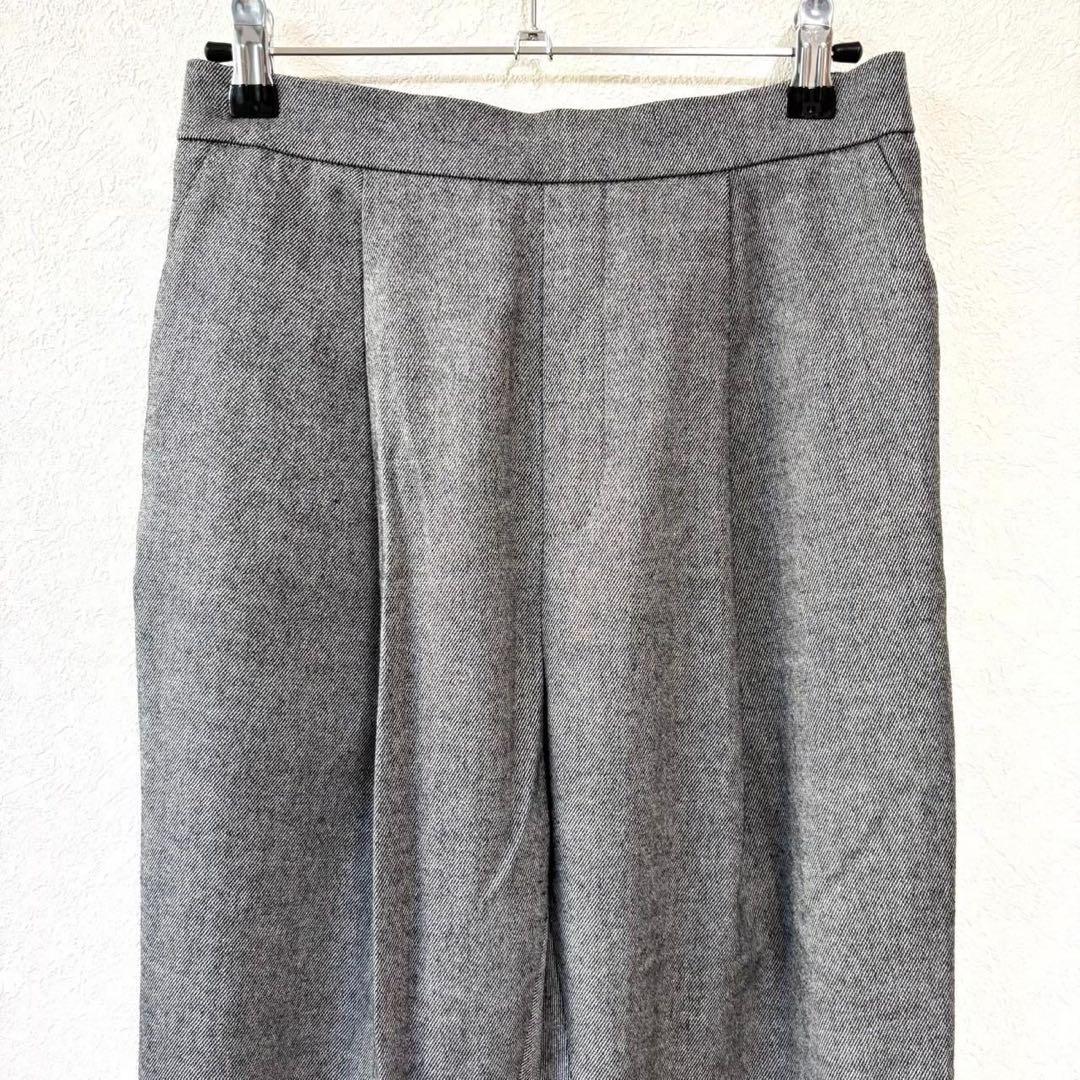 ランキング2025 ENFORD ウールタックパンツ40 グレー テーパード 日本製 パンツ