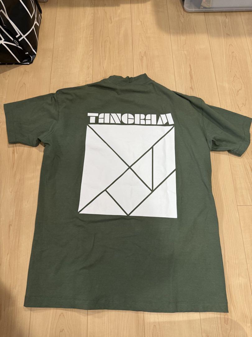 TANGRAM PUZZLE LOGO MOCK NECK モックネック シャツ - メンズ