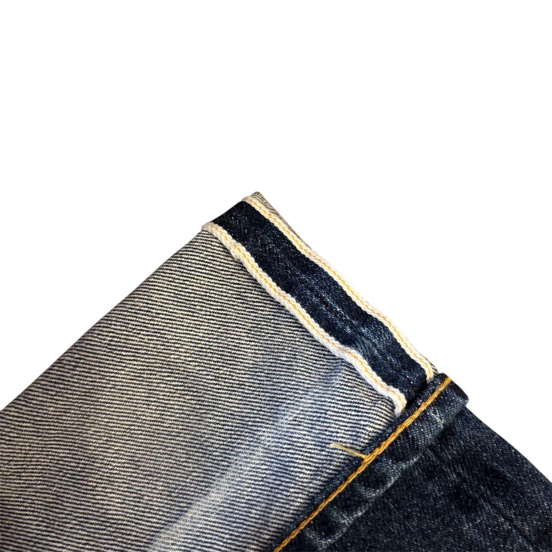 【美品】RESOLUTE リゾルト 710 黄耳 濃紺 W33 セルビッチ 【美品】RESOLUTE リゾルト 710 黄耳 濃紺 W33 セルビッチ