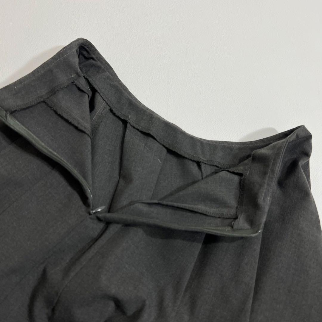 美品 FOXEY NEWYORK 膝丈スカート シュータキシード グレー 38
