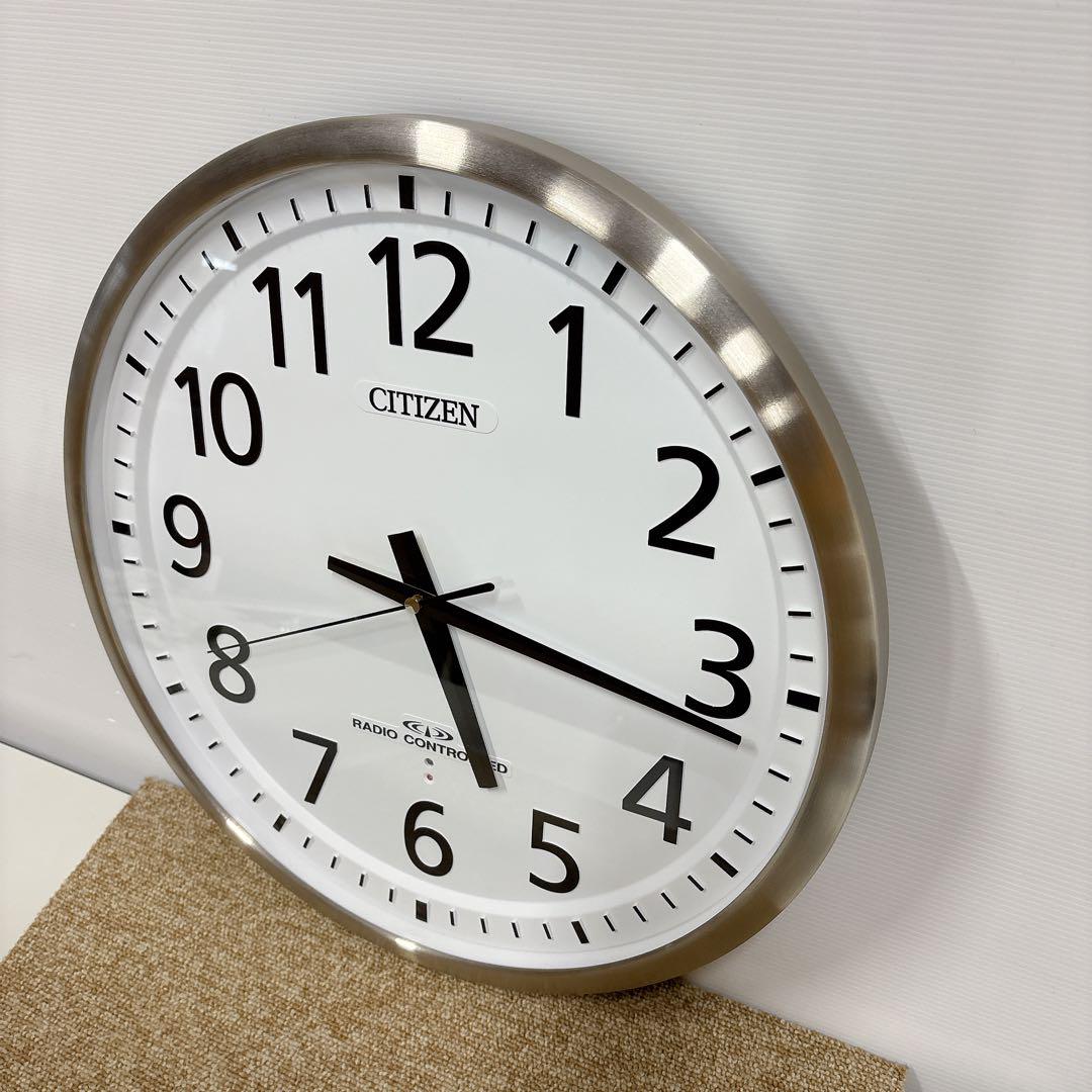 CITIZENシチズン 大型45cm壁掛け時計 電波時計