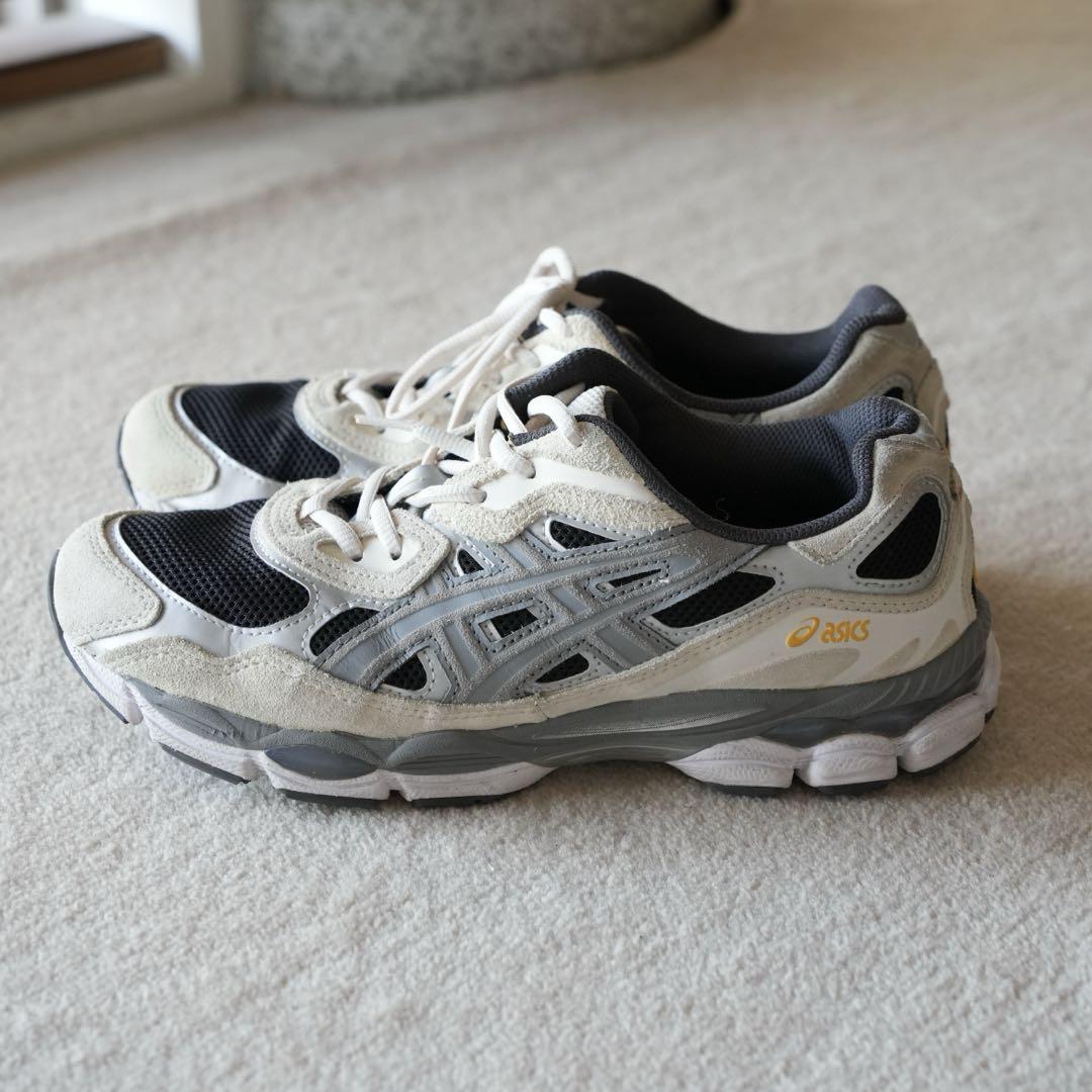 即完/レア asics GEL-NYC BLACK/CLAY GREY 26.0