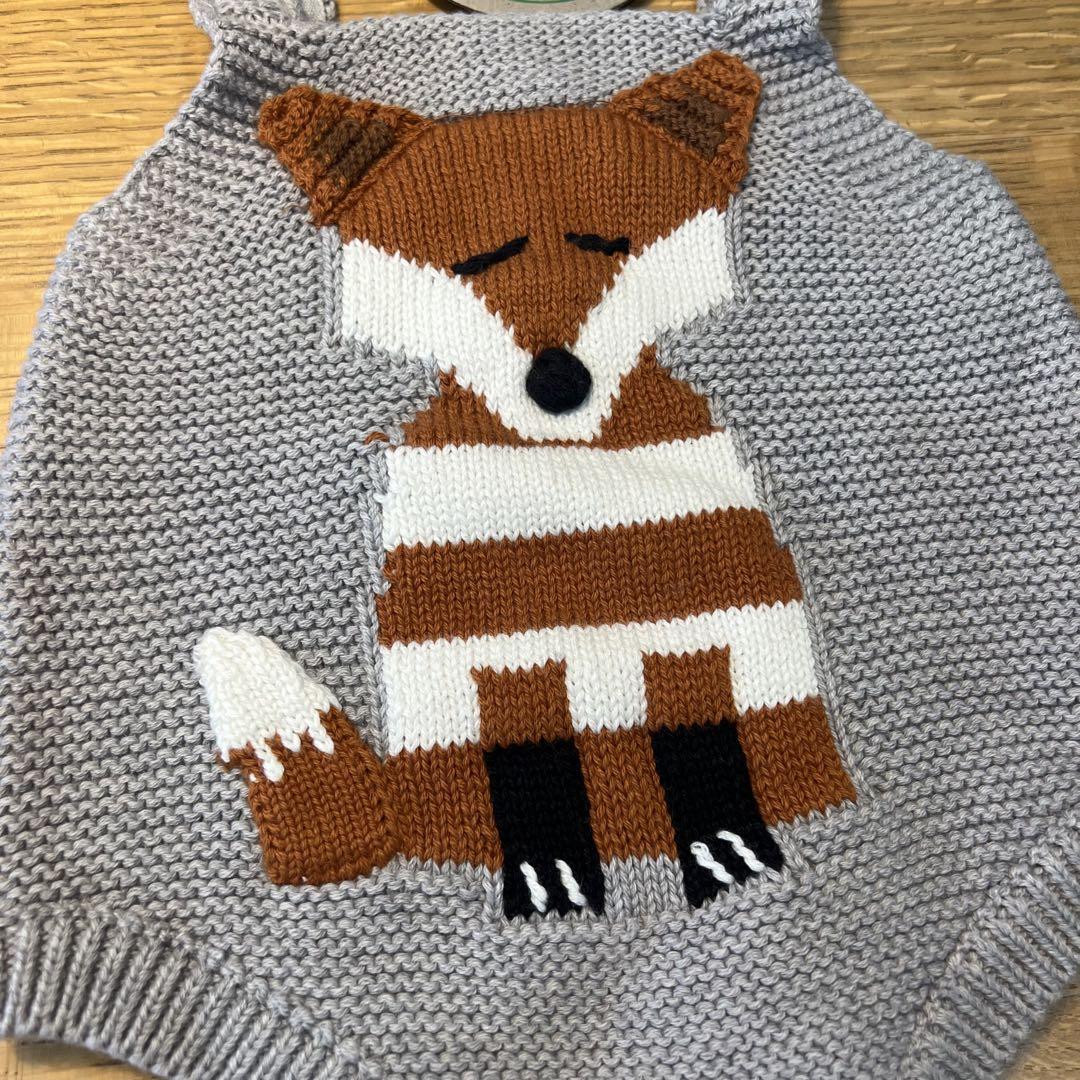 STELLA McCARTNEY baby ベビー きつねロンパース ニット