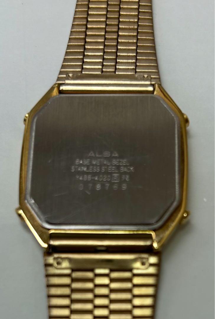 SEIKO ALBA Y486-4020 未使用 メンズ　腕時計