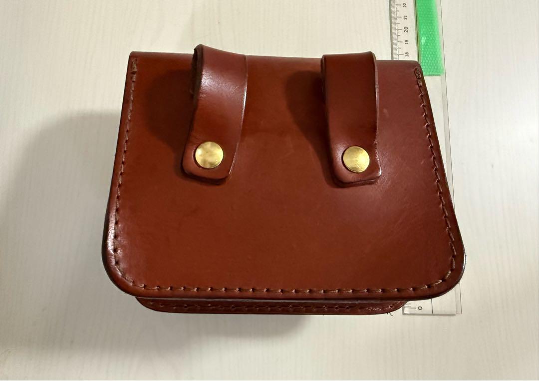 HERZ ヘルツ ベルトポーチ 前ポケット付き 美品