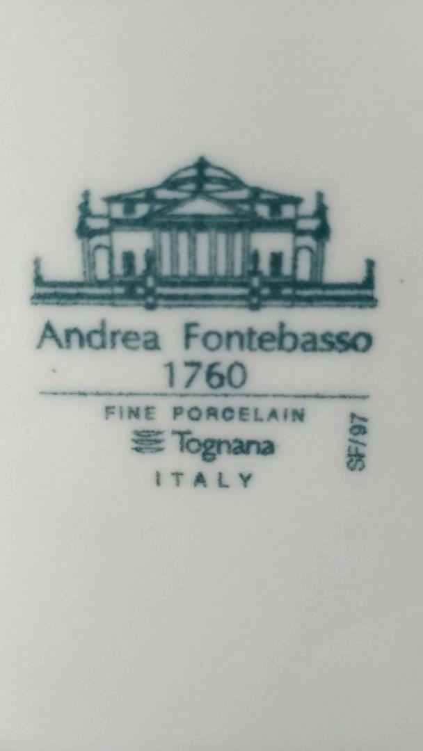 【未使用品】Andrea Fontebasso 花リムプレート皿5枚セット