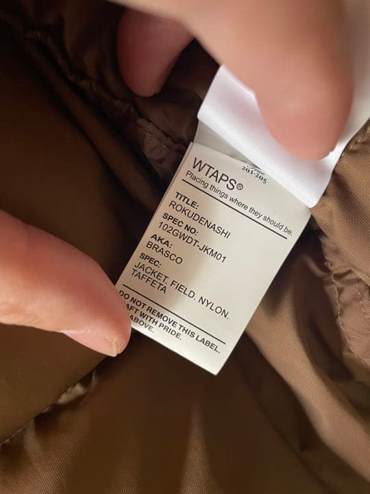 予約販売】本 wtaps ダウンジャケット ダウンジャケット