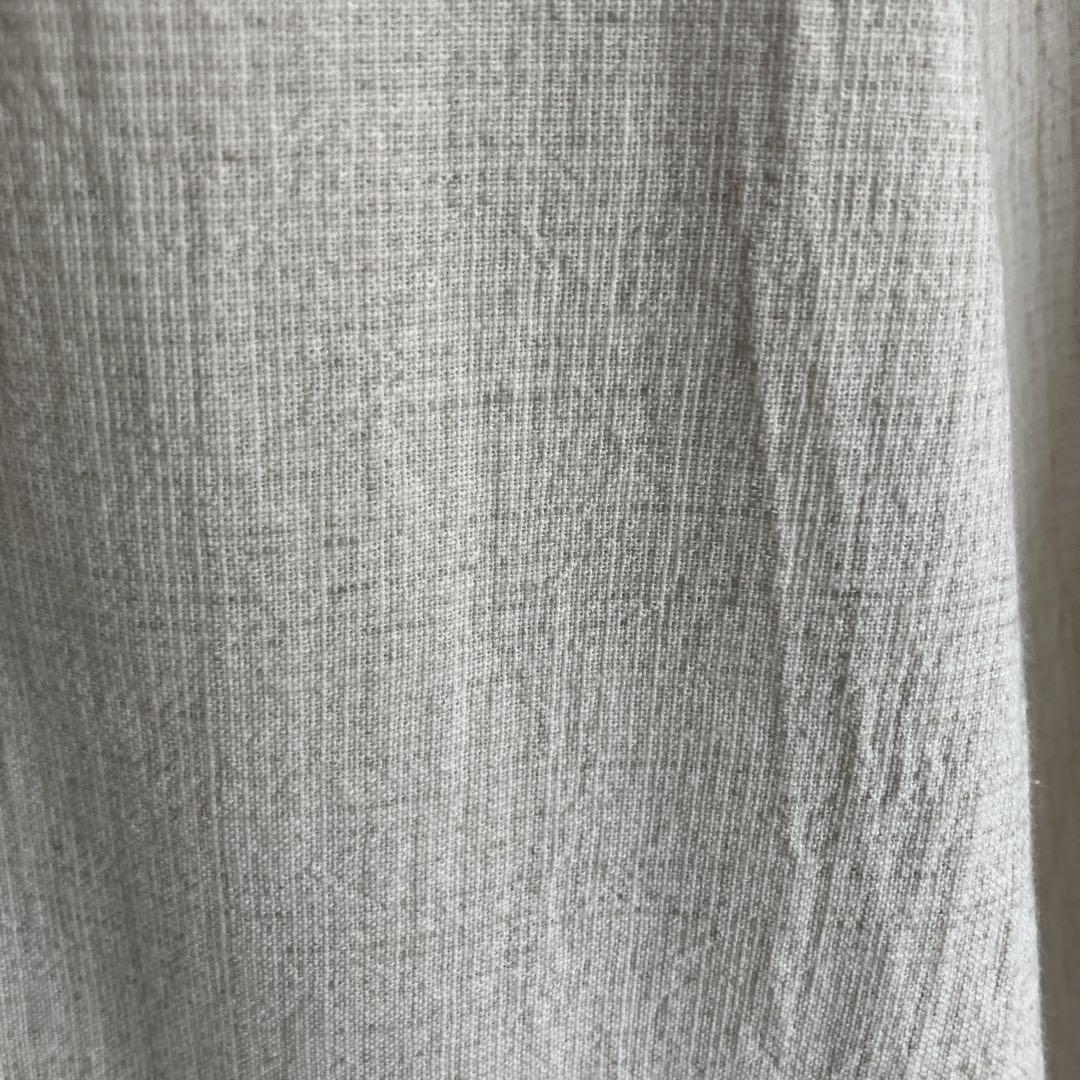 最終値下げ【美品】plantation メランジクロス　ワイドパンツ
